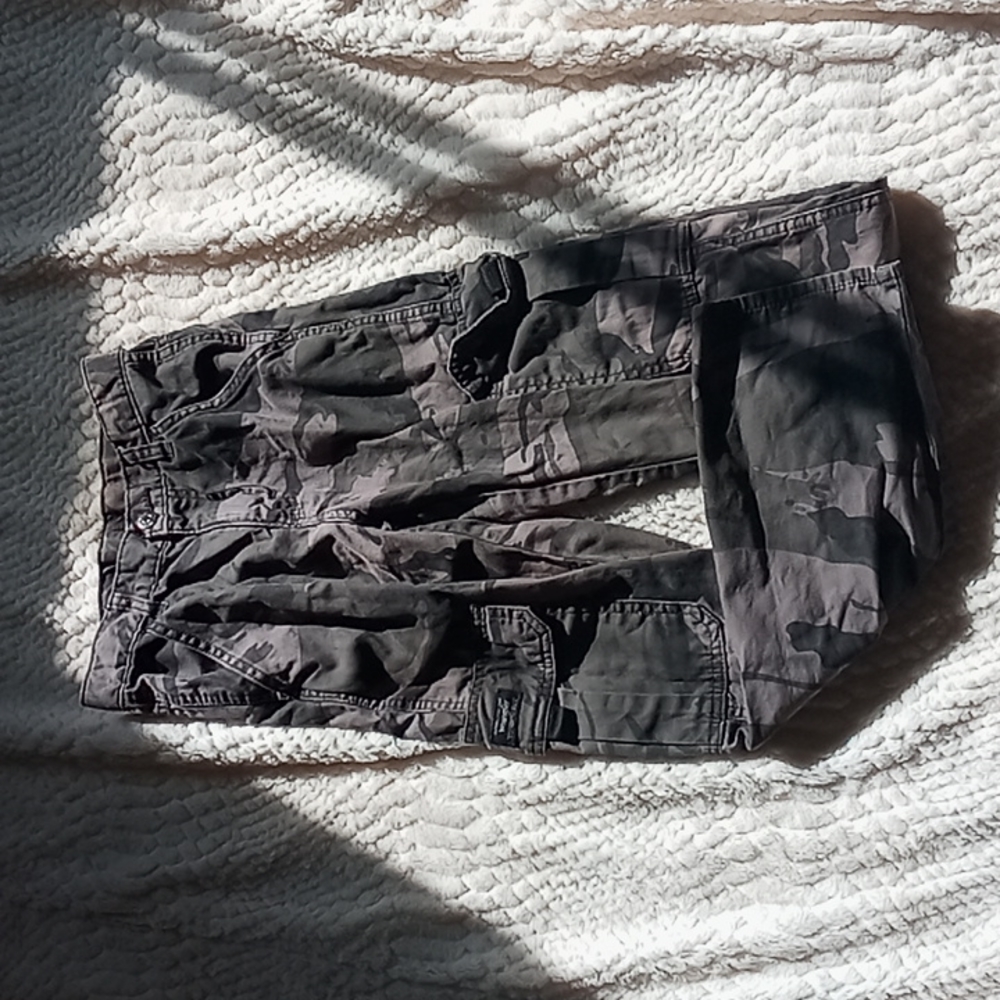 Camo cargo pants
